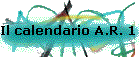 Il calendario A.R. 1 Girone